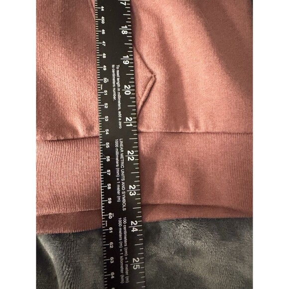 PINK Victoria Secret Large Mauve Matching Set Zip Up Hoodie And Bike Yoga Shorts - Picture 12 of 15